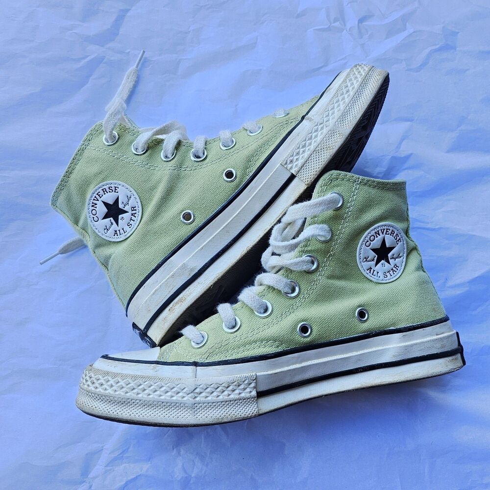 Converse Chuck 70 High Top Sage Matcha Green Canvas Sneakers Womens 5 / Mens 3